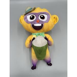 Movie Netflix Vivo Monkey Kids Soft Plush 15” Stuffed Animal W/ Drum No Tag